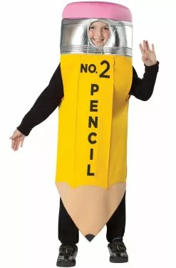 Number 2 Pencil Child Costume (7-10)