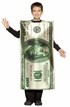 100 Dollar Bill Child Costume