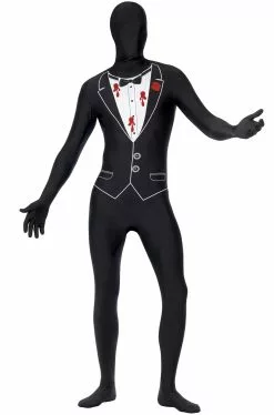 Shot Gangster Second Skin Adult Costume
