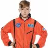 Astronaut Jacket Child Costume (Orange)