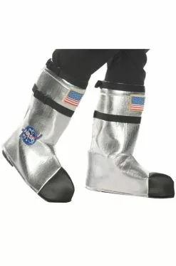 Astronaut Child Boot Tops (Silver)