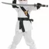 Secret Ninja Child Costume (White)