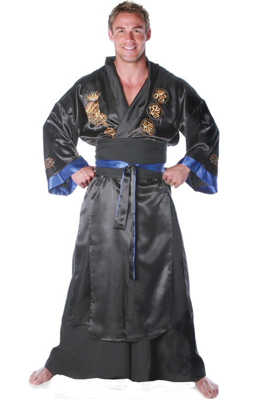 Samurai Warrior Male Adult Costume (Black) 1 Samurai Warrior Male Adult Costume (Black)