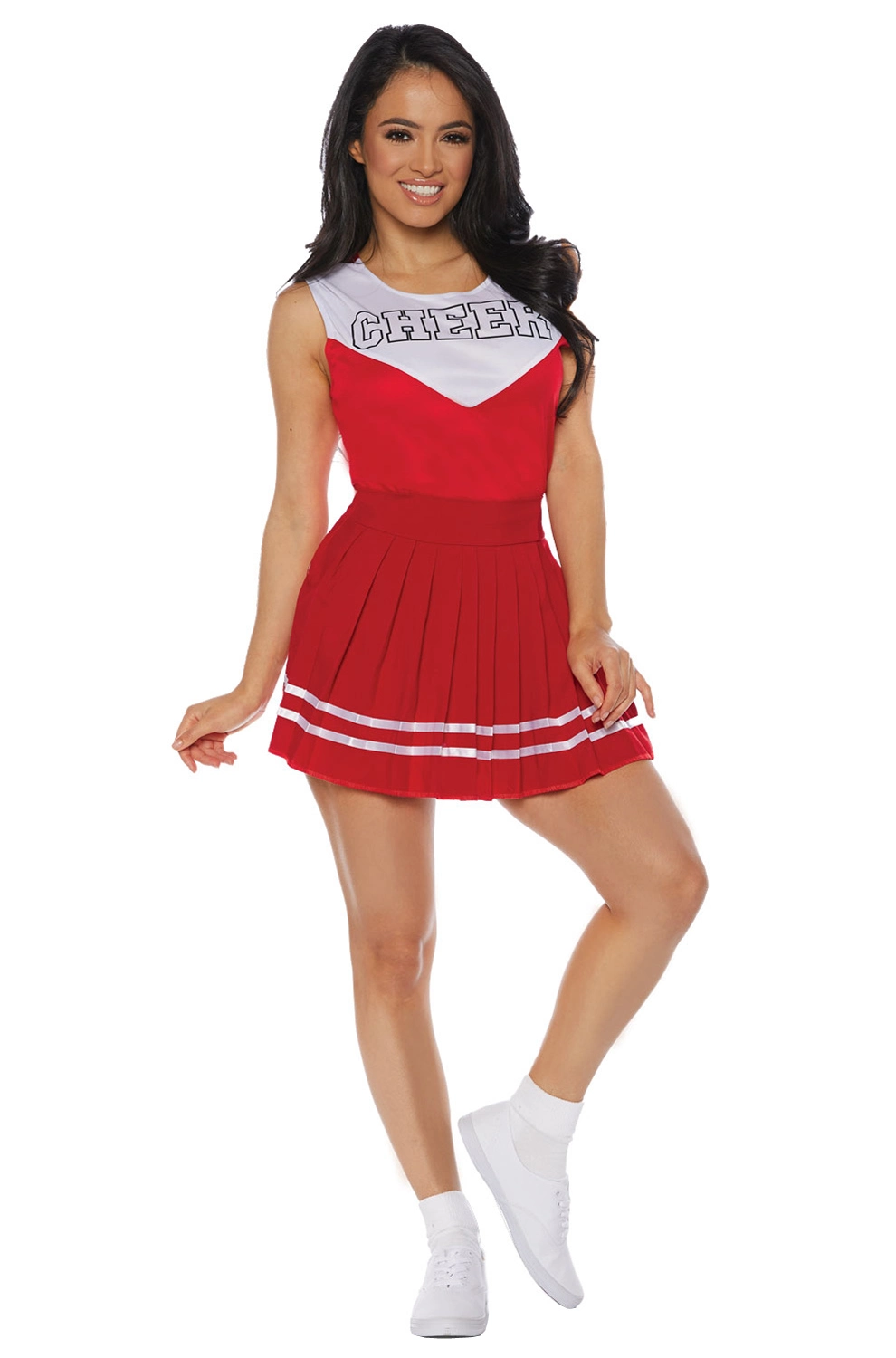 Cheer Adult Costume (Red) 1 Cheer Adult Costume (Red)